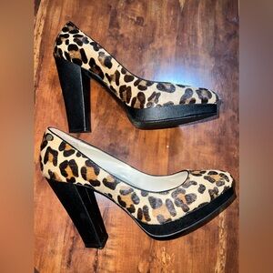 CK animal print shoes